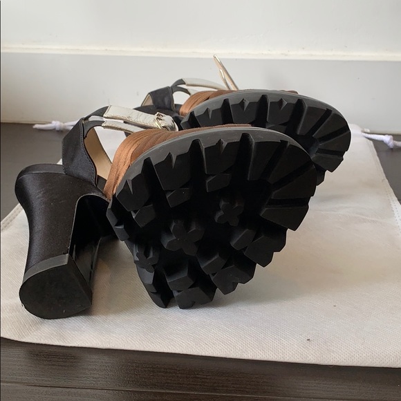 Prada Ankle Strap Platform Sandals - Picture 7 of 8